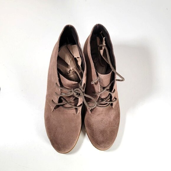 Franco Sarto Womens Suede Lace up Ankle Booties Size US 7.5 - Picture 11 of 16